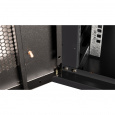 Шкаф 19" телекоммуникационный настенный, 12U 635x600х600 мм, дверь перфорация,черный